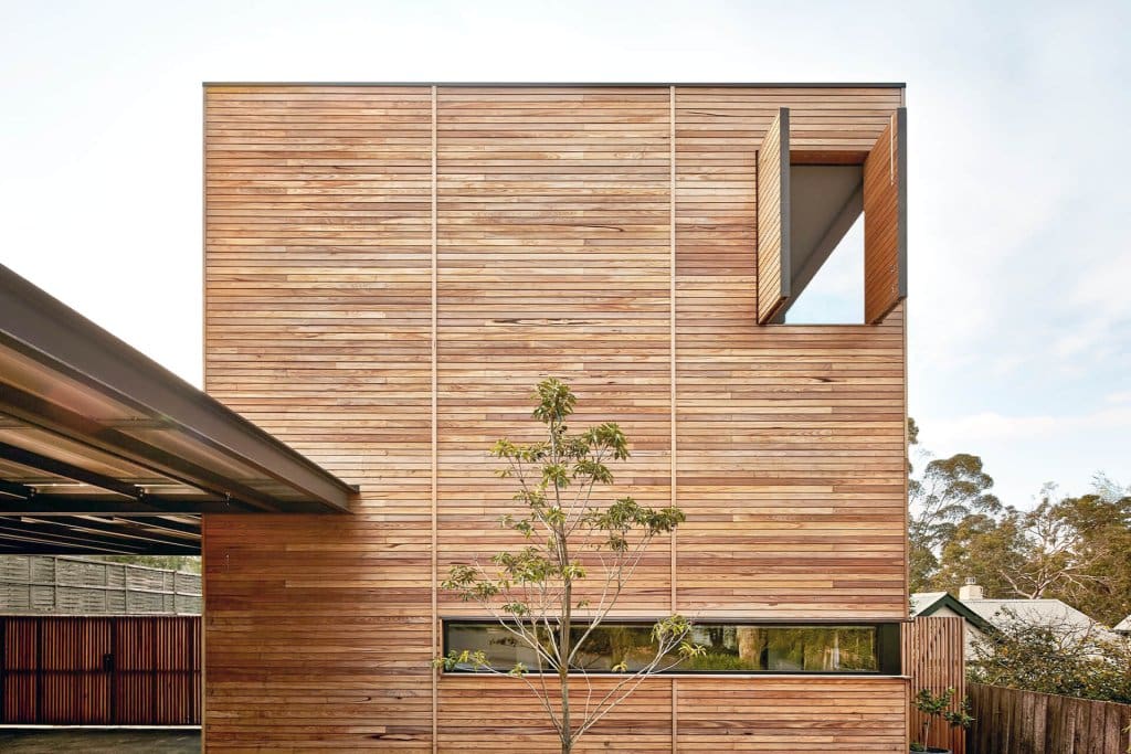 House with Timber Cladding