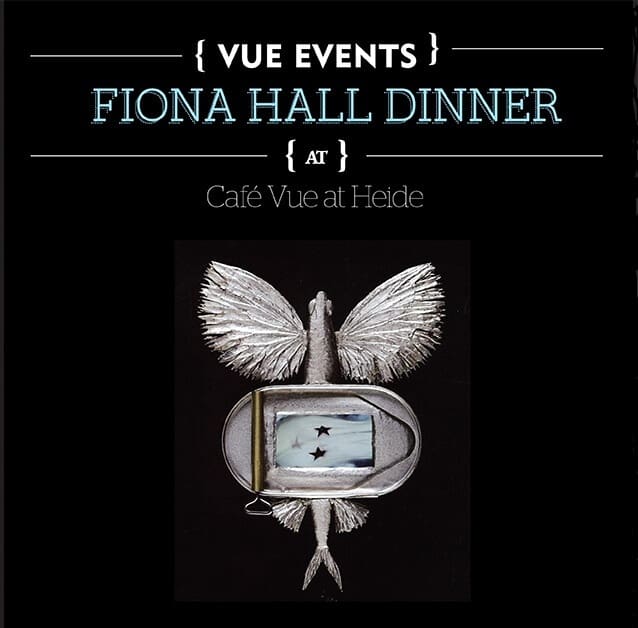 Fiona Hall Dinner at Café Vue at Heide
