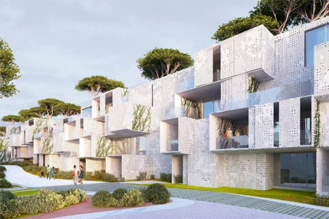 Tangier Bay project in Tangier, Morocco. Image via Malka Architecture